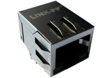 Żółto-pomarańczowy LED RJ45 LPJ0011A114NL RJ45 Single Port, Ethernet 10 / 100mbps