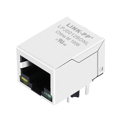 LPJ0012BDNL Gniazdo 10/100Base-T Ethernet RJ45 Jeden port Izolacja 1500 Vrms
