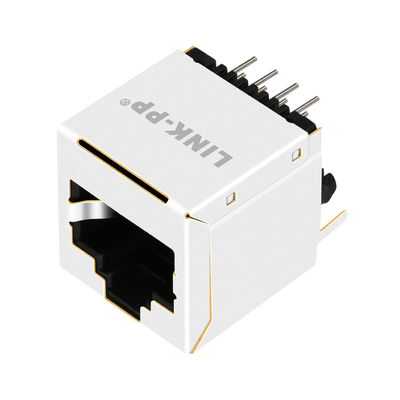 SS-90000-013 RJ45 1x1 Jack Pionowe złącza modułowe Ethernet 8P8C