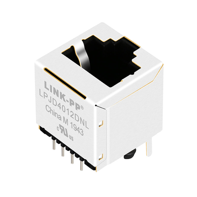 JXD2-0Z14NL RJ45 Pionowe gniazdo magnetyczne Przemysłowe górne wejście Pojedynczy port LPJD4012DNL