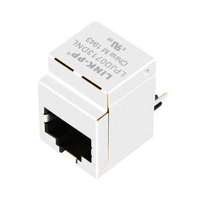 HFJV1-1G01RL Pionowe gniazdo RJ45 1000 Base-T bez diod LPJD0713DNL