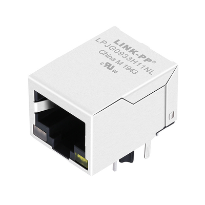 1x1 przyłącze RJ45 z zintegrowaną magnetyką 1000Base T LPJG0933H11NL
