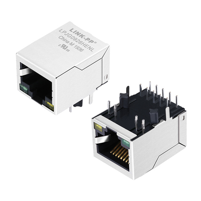 1x1 Port 1000Mbps POE + RJ45 Modułowe gniazdo z transformatorem LPJG0926HENL