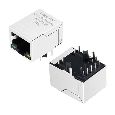 2337992-8 Pojedynczy port 1000 Base-T POE RJ45 Ethernet Jack Zakładka w dół