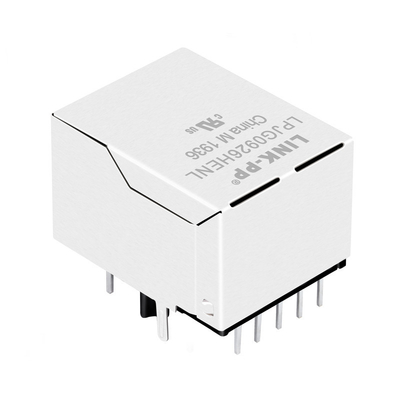 1000Base-T Single Port RJ45 Modular Jack With POE+ LPJG0926HENL
