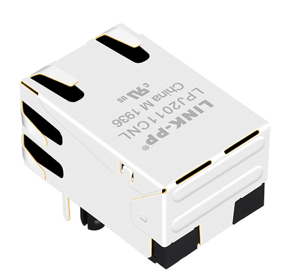 LPJ2011CNL 10/100 Base-T RJ45 MagJack 1x1 Port Tab Up bez LED