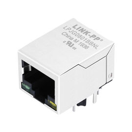 LPJG0801BBNL Coon Rj-45, Shield Thru-hole W / LEDs i Magnetic, Gigabit 1: 1, RoHs