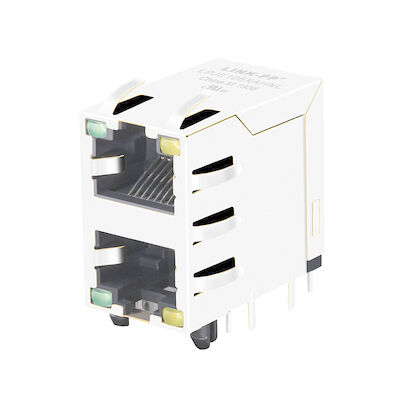 10118075-513B010LF Stacked 2X1 Port RJ45 Złącze modułowe Jack LPJE106XAHNL