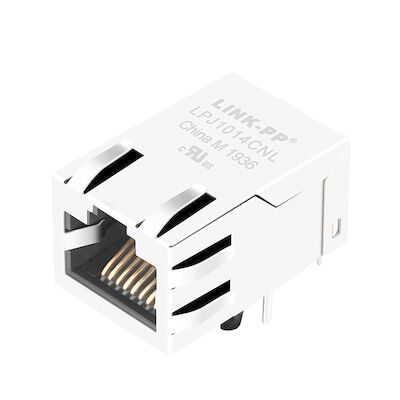 MJF13T25U-KF06B3-0808-LF 100 Base-T RJ45 Pojedynczy port PCB Jack LPJ1014CNL