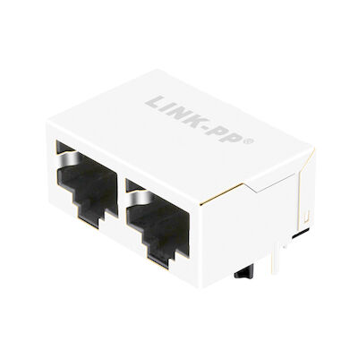 5406566-1 Port 1x2 10/100 Base-T bez magnesów Modułowe złącza jack RJ45 LPJEF102DNL