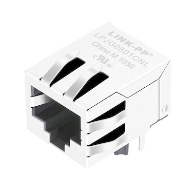 HR901131C Jednoportowe gniazda modułowe RJ45 LPJG0801CNL RJ45 bez diody LED Emi Finger