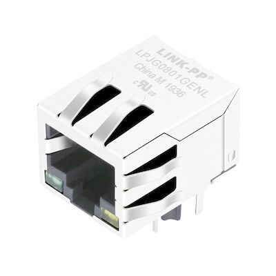 Gniazdo 48F-01GYD2NL Transformer RJ45 LPJG0801GENL Gigabit
