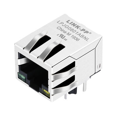 KLA1T109-43 LF Magnetyczne gniazdo RJ45, dopasowanie ATMEGA88PV-10MUR do przełącznika Gigabit