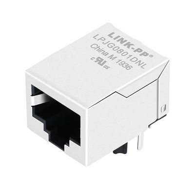 LA1S109 LF / KLA1S109 LF Pojedyncze złącze Rj45 ze zintegrowanym magnesem 1000 Mb / s
