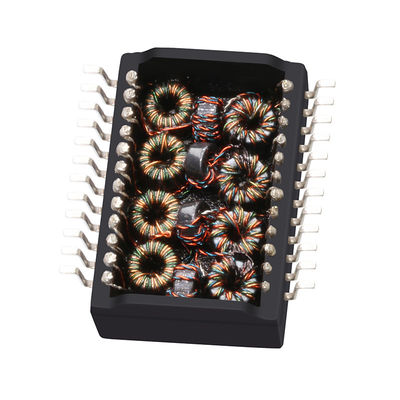 24HSS1041A-2 HF Gigabit Ethernet Transformator 1CT: 1CT SMD 1500Vrms LP5007NL