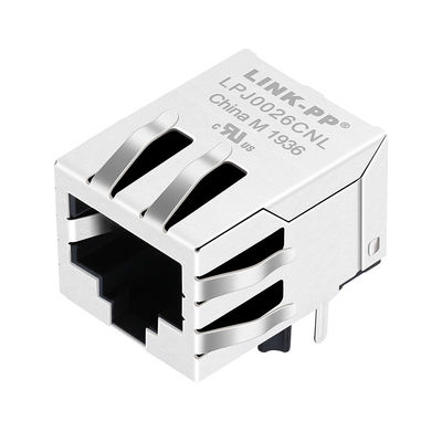 J0026D11 Złącze sieciowe RJ45 100 Base-T 8p8c Gniazdo kabla sieciowego z zakładką