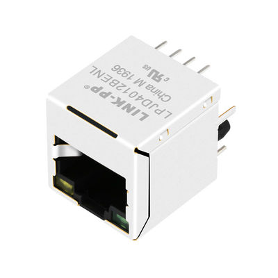 JXD2-0010NL, LPJD4012BENL Magnetyczne pionowe gniazdo modułowe Rj45 10/100 Mb / s