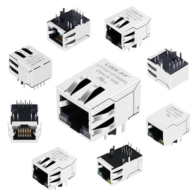 JXR0-0011NLT Panel krosowy osłonięty 8P8C Cat5e Lan Network Magnetyczne gniazdo RJ45