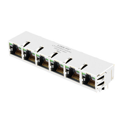 Impuls JG0-0027NL 1x6 Tab-UP 10-pinowy RJ45 z wewnętrznym magnesem