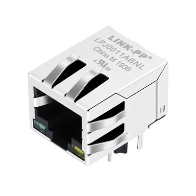 JD0-0009NL Pojedynczy port RJ45 Jack z 10/100 Base-T Magnetics