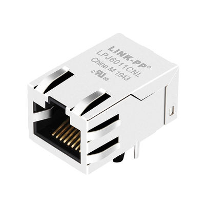 JXR1-0001NLT 100 Base-T Pojedynczy port Ethernet Magnetics Modułowe gniazda RJ45