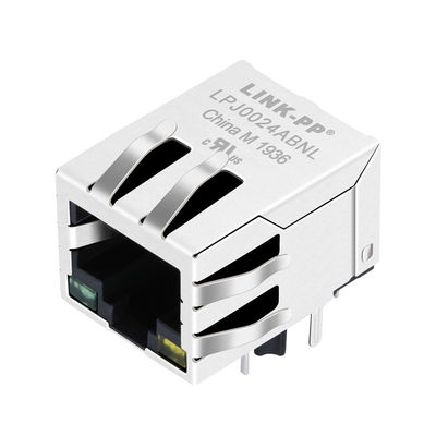 J0024D21BNL Zielona / żółta dioda LED 1x1 Port Rj45 8p8c Złącze modułowe