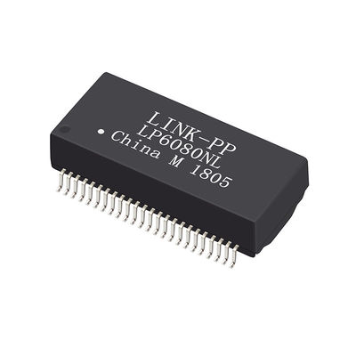 H6101FNL Dual Port SMD Gigabit Magnetic POE + Transformer LP6080NL