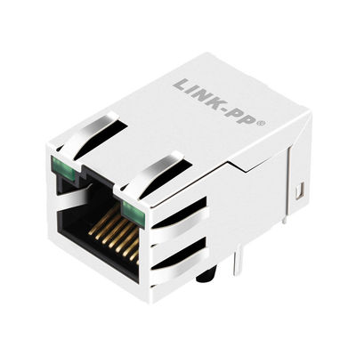 SI-50162-F Tab Up Zielone diody LED 100 Bset-T 1 port RJ45 Registered Jack LPJ1026AWNL