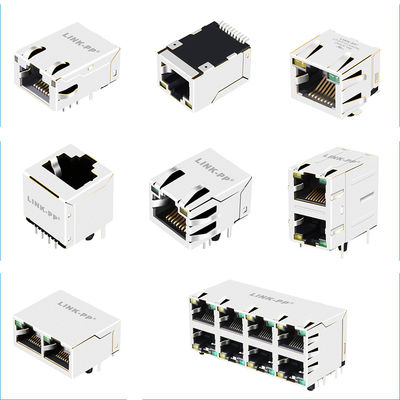 Modułowe gniazdo RJ45 z / bez magnesu Brak POE / POE / POE+
