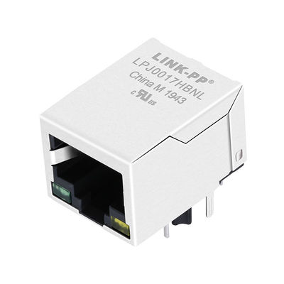 LJ-H41S1C-14-F 10/100 Base-T Pojedynczy port Zielone / żółte diody Moduł złącza RJ-45 LPJ0017HBNL