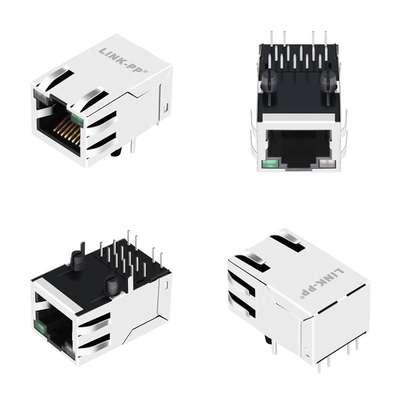 10G Base-T Tab Up Jednoportowe magnetyczne gniazdo RJ45 8 rdzeniowe JXT7-1131NL