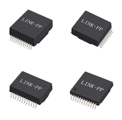 24-pinowy jednoportowy transformator LAN SMD bez POE 10G Base-T S558-10GB-07