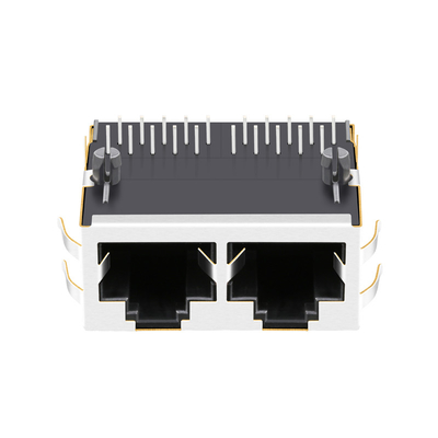 JT8-2000HL 10G Base-T 1x2 Port Tab UP Montaż powierzchniowy Gniazdo Ethernet Rj45 bez diod LED