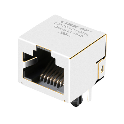 E5J88-00LJG2-L 1X1 Port RJ45 Modułowy Jack Tab Up Side Entry Ekranowany bez diody LED