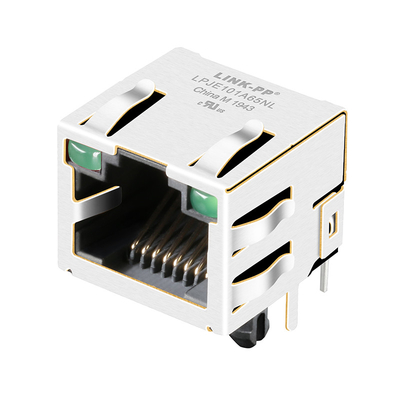 Gniazdo modułowe RJ45 kątowe 90° Aktywny Ethernet LINK PP LPJE101A65NL Tablica w górę