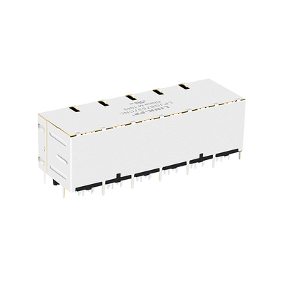JT5-2470NL 2x6 Port 10G Base-T RJ45 Złącza magnetyczne 12P8C Z PRZEWODAMI ŚWIATŁA