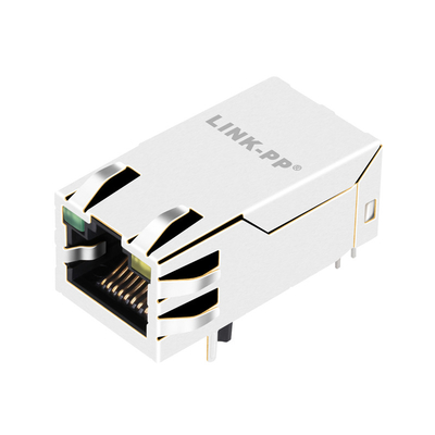 1000BASE-T 1X1 Port Tab UP PoE RJ45 MagJack z LED JK0-0229NL