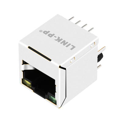 JXD2-0Z10NL 100BASE-T GÓRNE WEJŚCIE PIONOWE Złącze RJ45 8P8C Z diodą LED