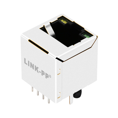 JXD2-0Z15NL 1000BASE-T Pojedynczy port PIONOWY RJ45 MagJack ŻÓŁTA/ZIELONA dioda