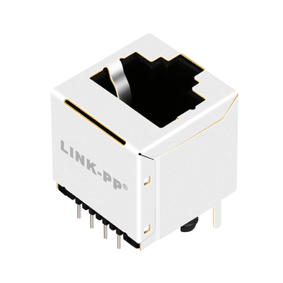 JXD2-9001NL 100BASE-T 1X1 PORT Pionowe gniazdo RJ45 8PIN TOP ENTRY NO Led