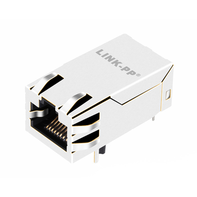 HFJT1-2GH4PRL 1A Pojedynczy port 2.5G BASE-T PoE RJ45 Magjack Tab UP Bez diody LED